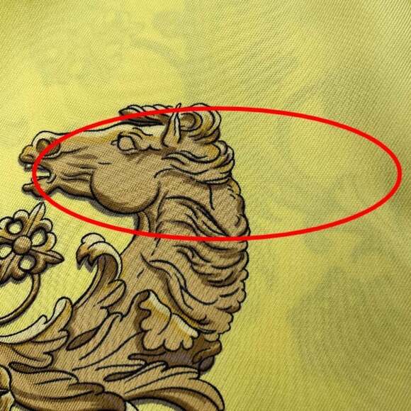HERMES Yellow Scarf - Picture 9 of 13